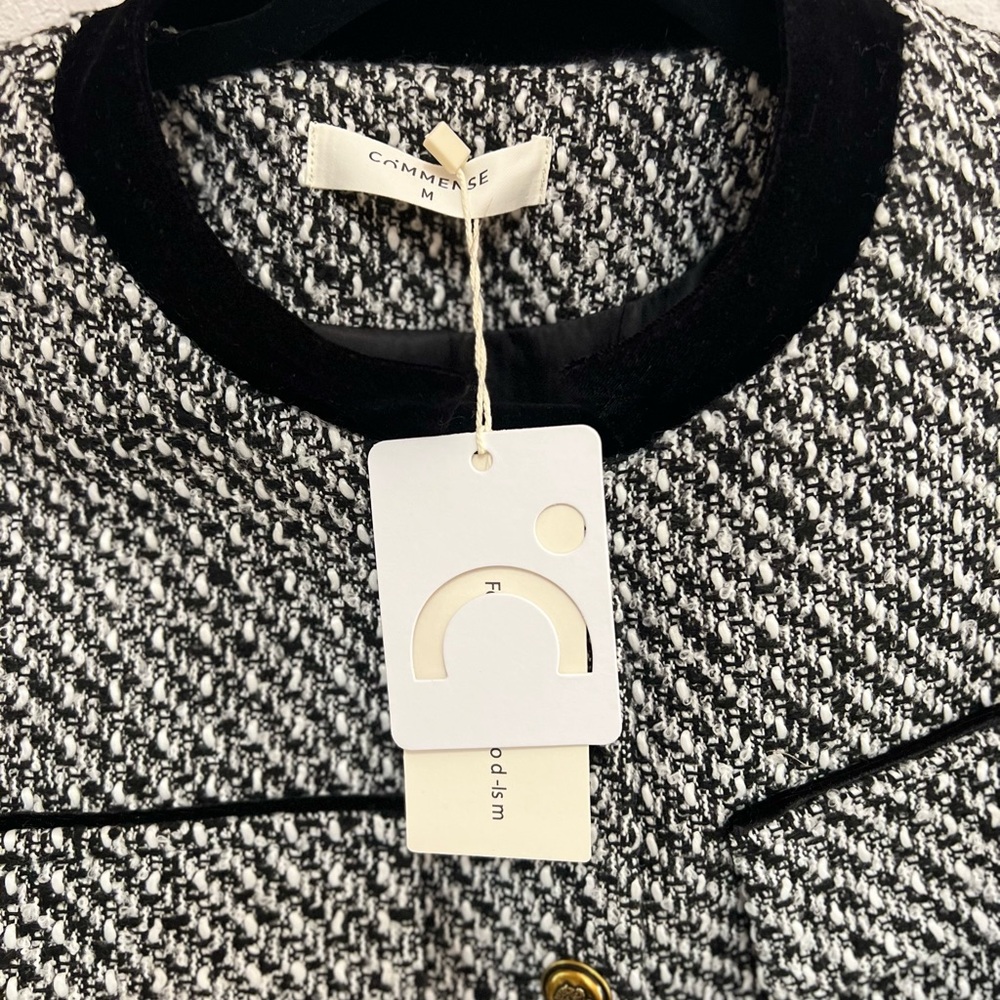 Tweed Boucle Crop Blazer - Picture 6 of 12
